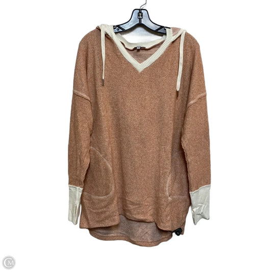 Top Long Sleeve By White Birch In Orange, Size: Xl