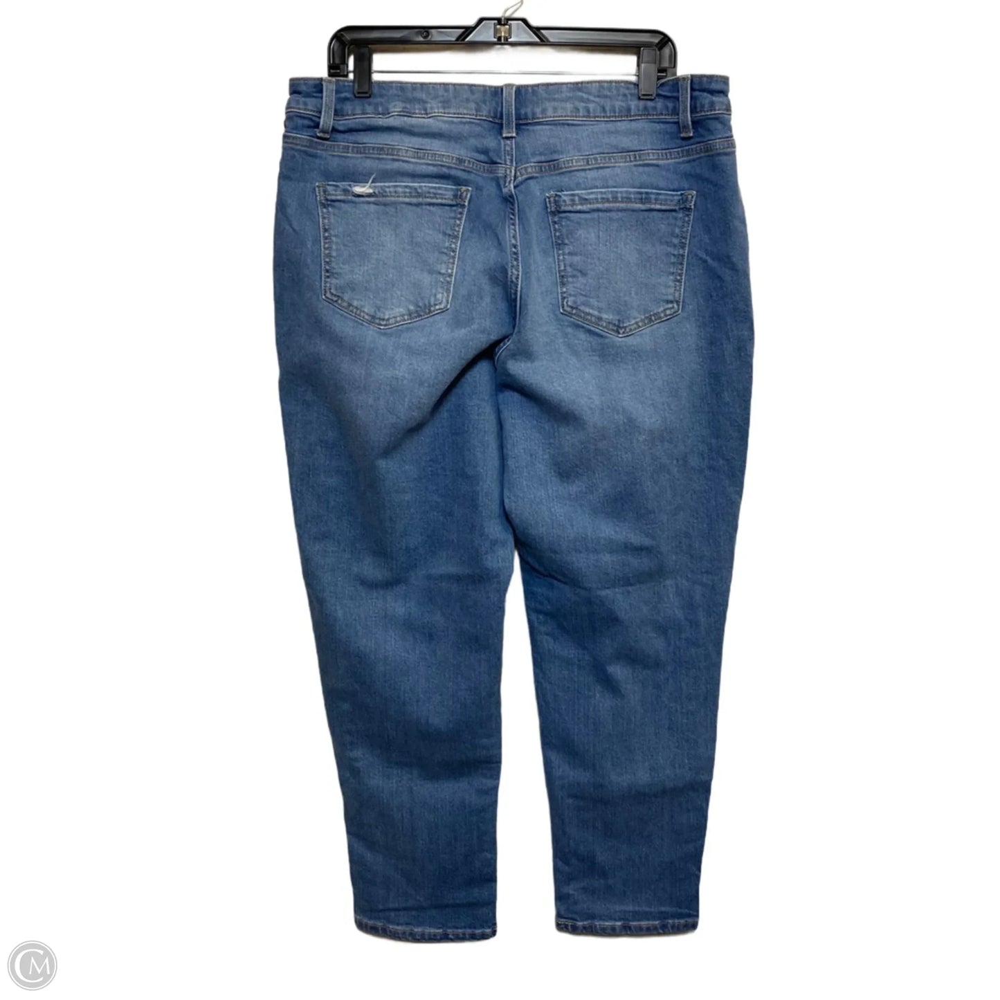 Jeans Skinny By Time And Tru In Blue Denim, Size: 16