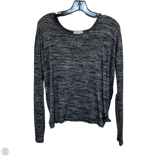Top Long Sleeve Designer By Rag And Bone In Grey, Size: S