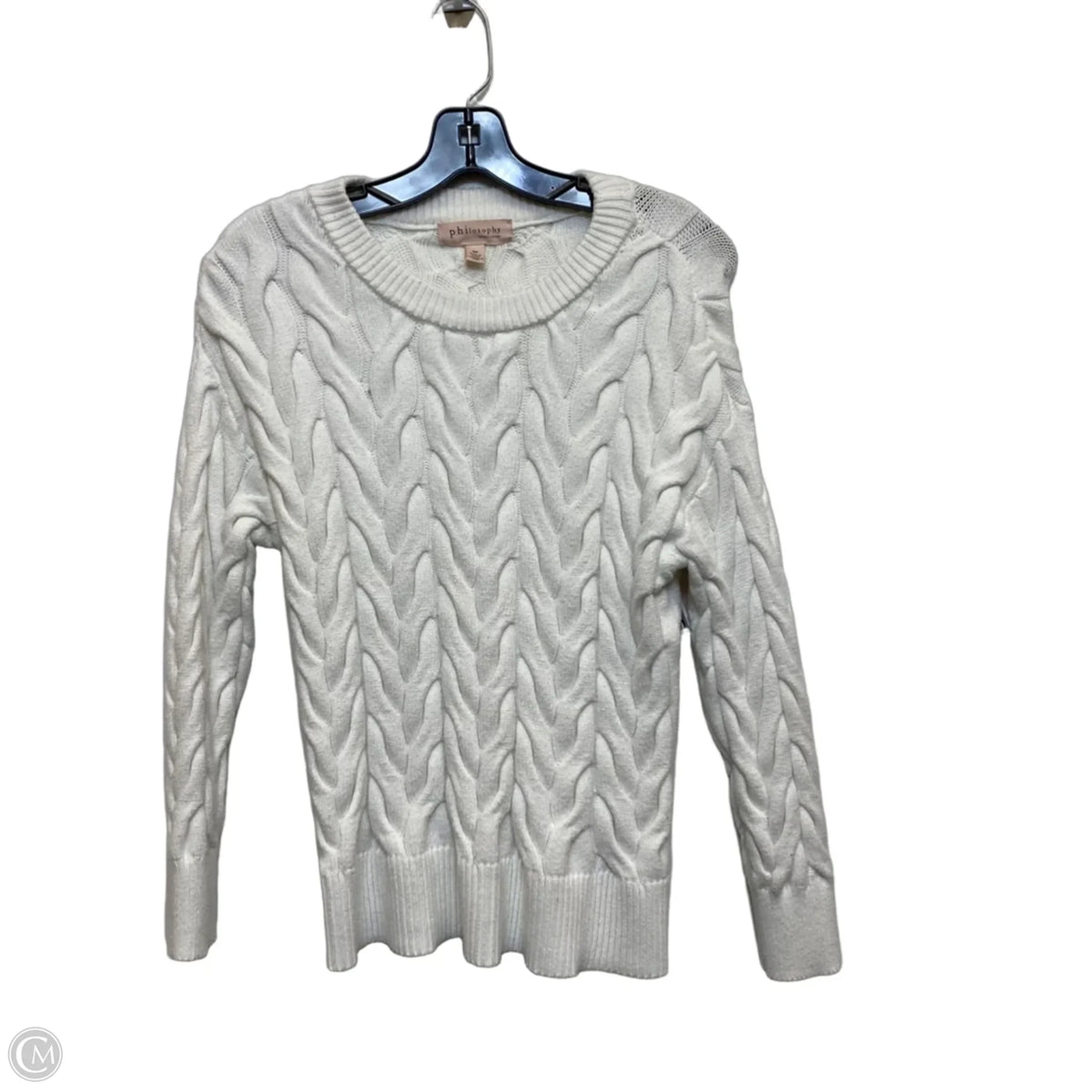 Sweater By Philosophy In White, Size: S