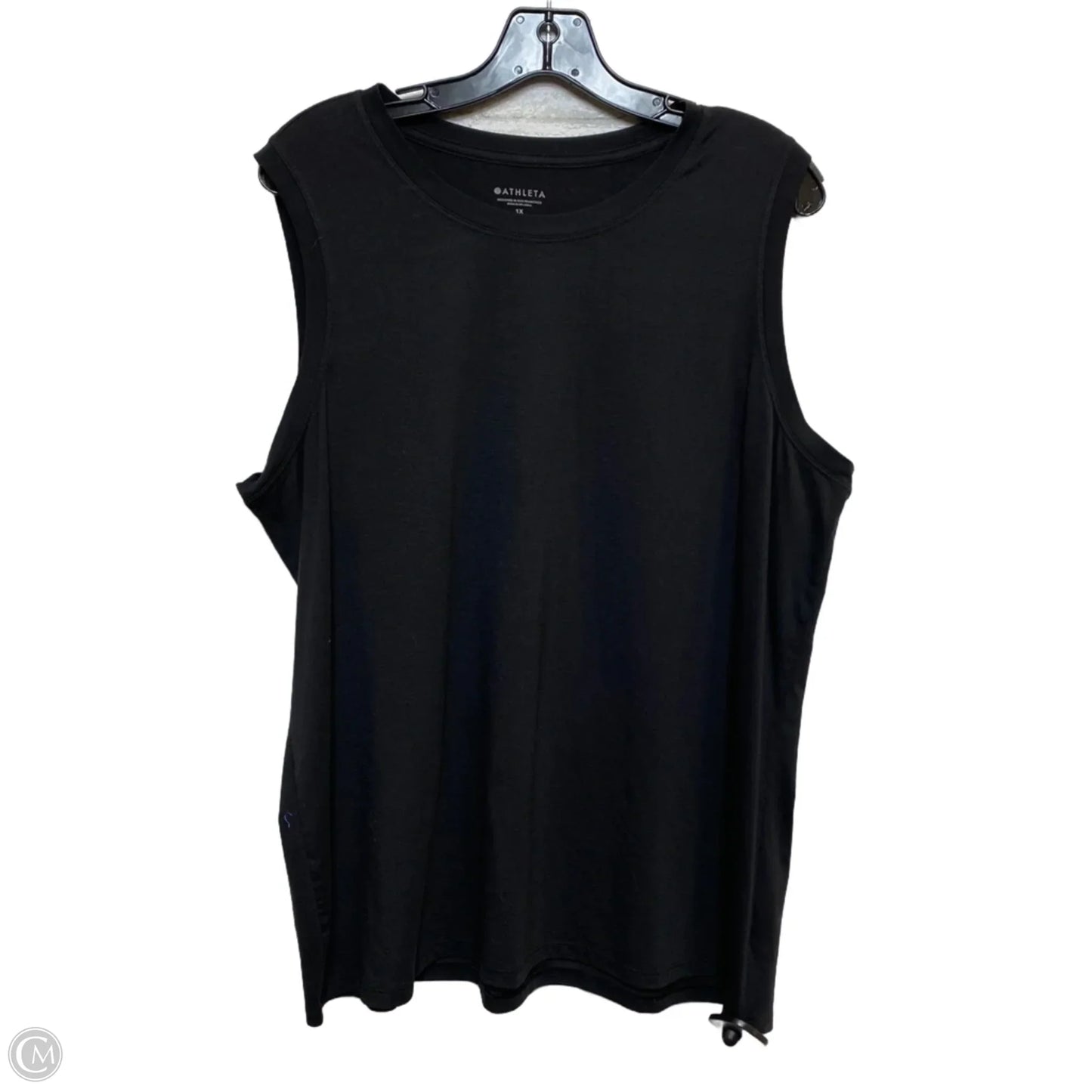 Athletic Tank Top By Athleta In Black, Size: 1x