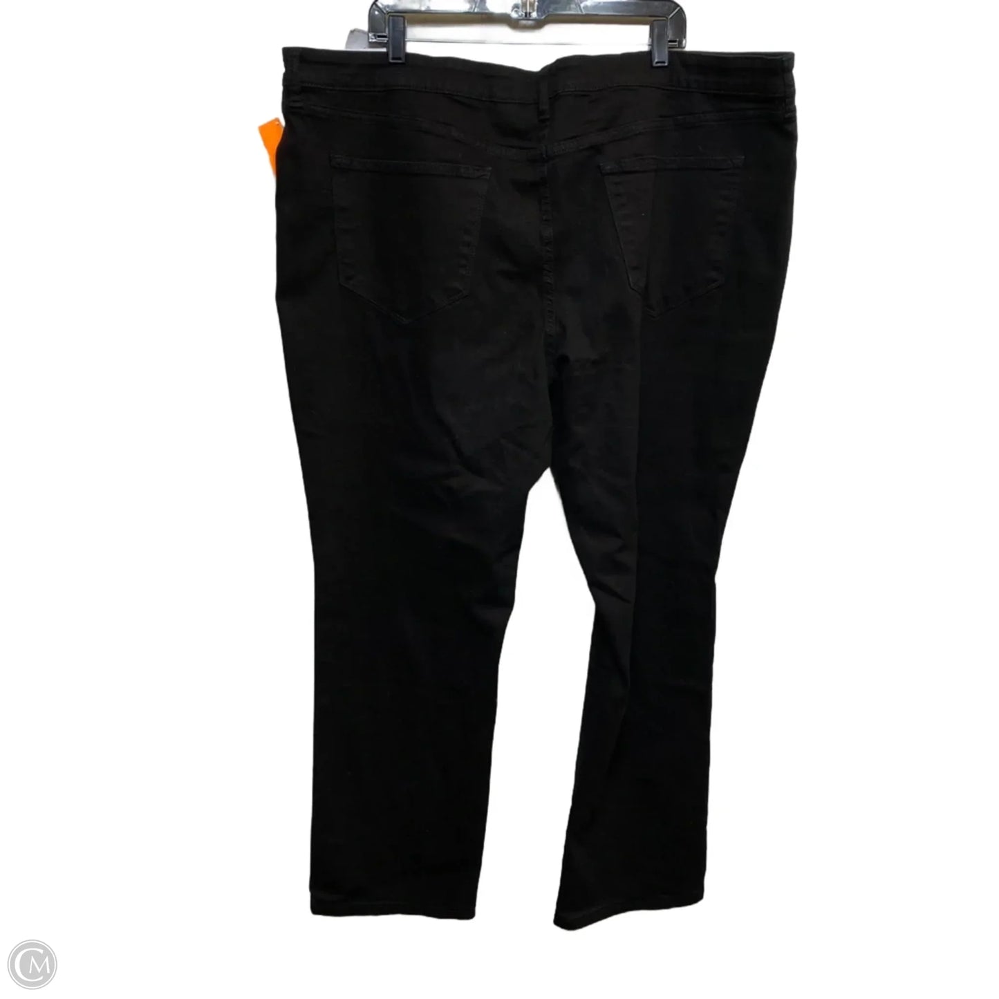 Jeans Straight By Sonoma In Black Denim, Size: 24