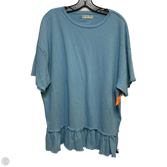 Top Short Sleeve By We The Free In Blue, Size: M