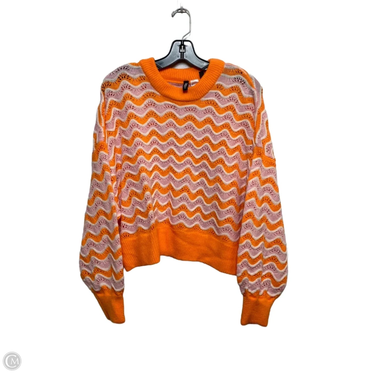Sweater By Divided In Orange & Pink, Size: L