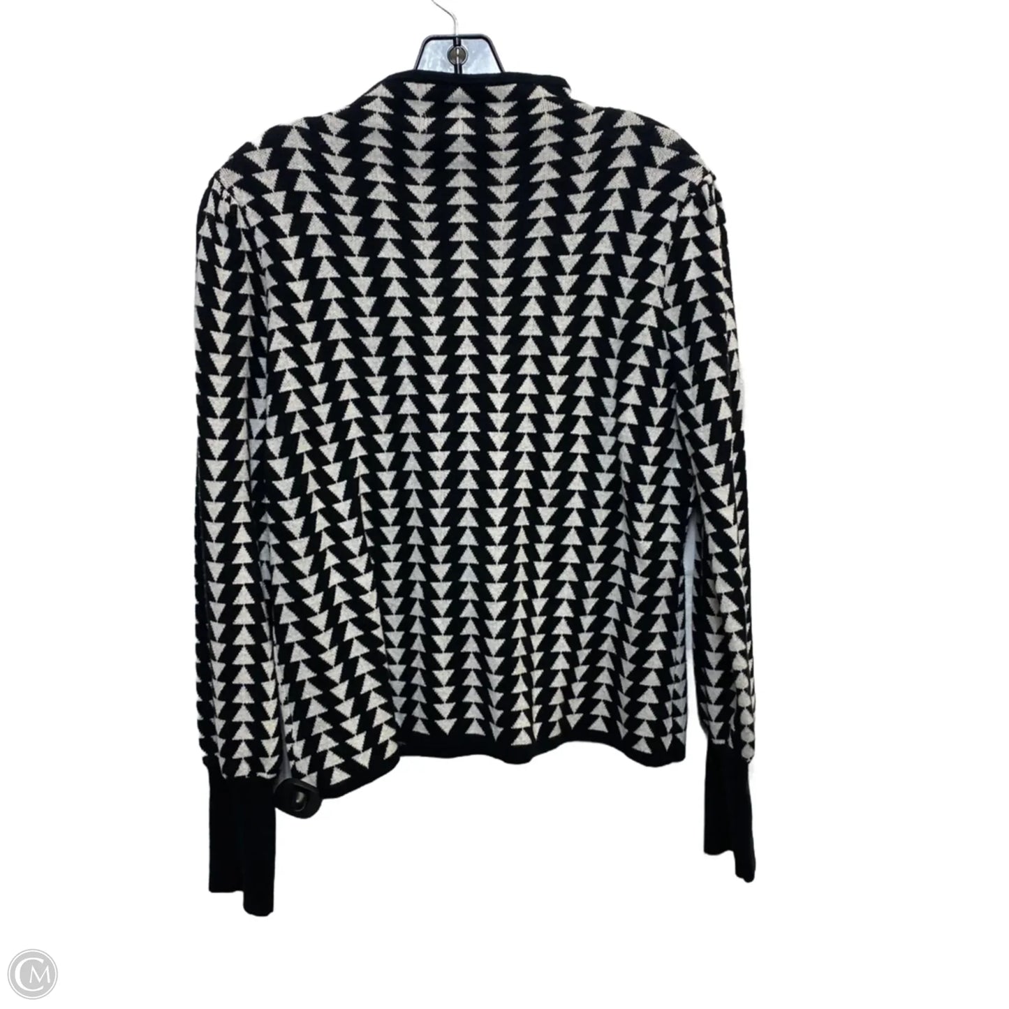 Sweater By Nine West In Black & White, Size: L