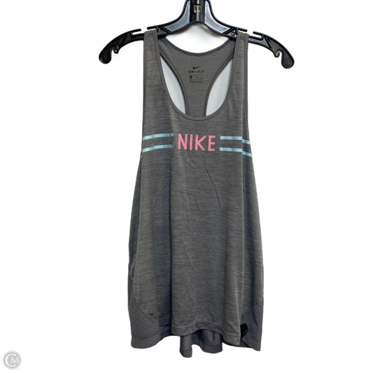 Athletic Tank Top By Nike In Grey, Size: Xxl