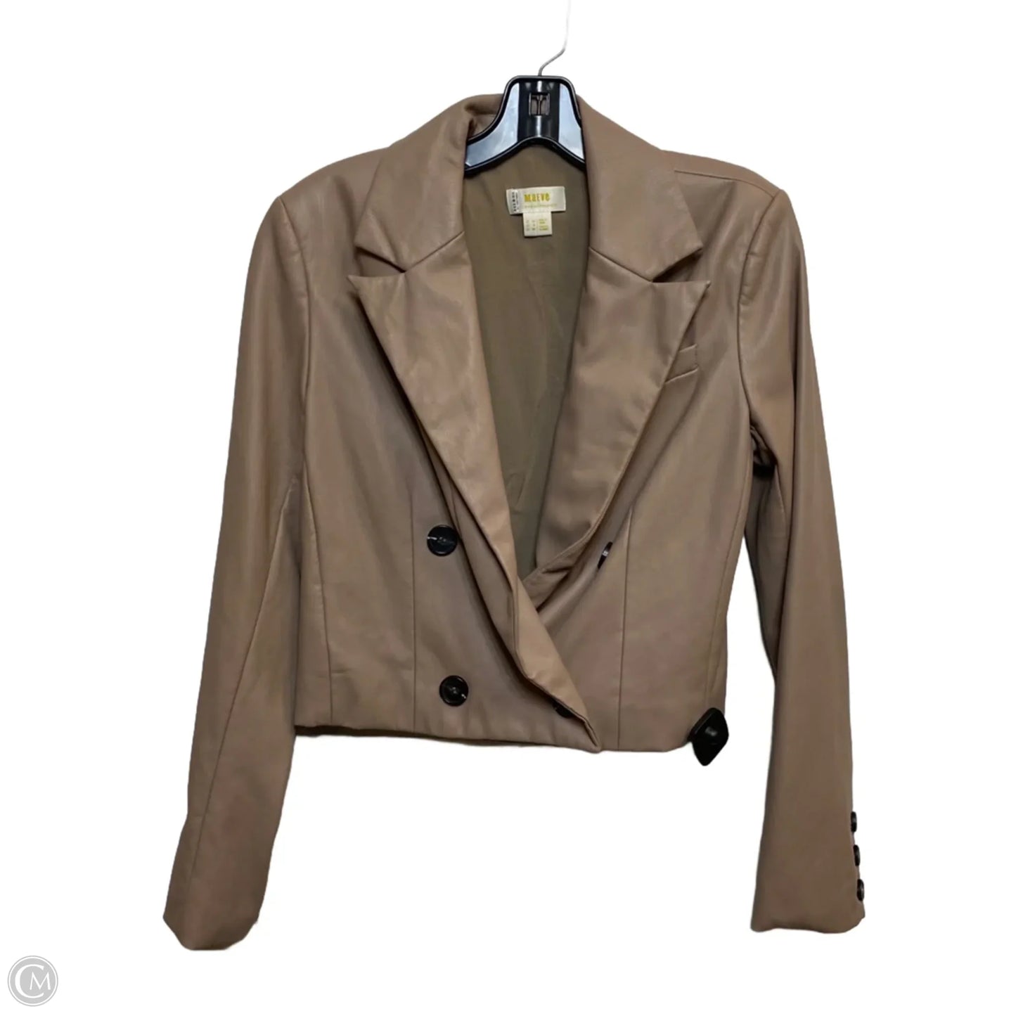 Jacket Moto By Maeve In Beige, Size: S