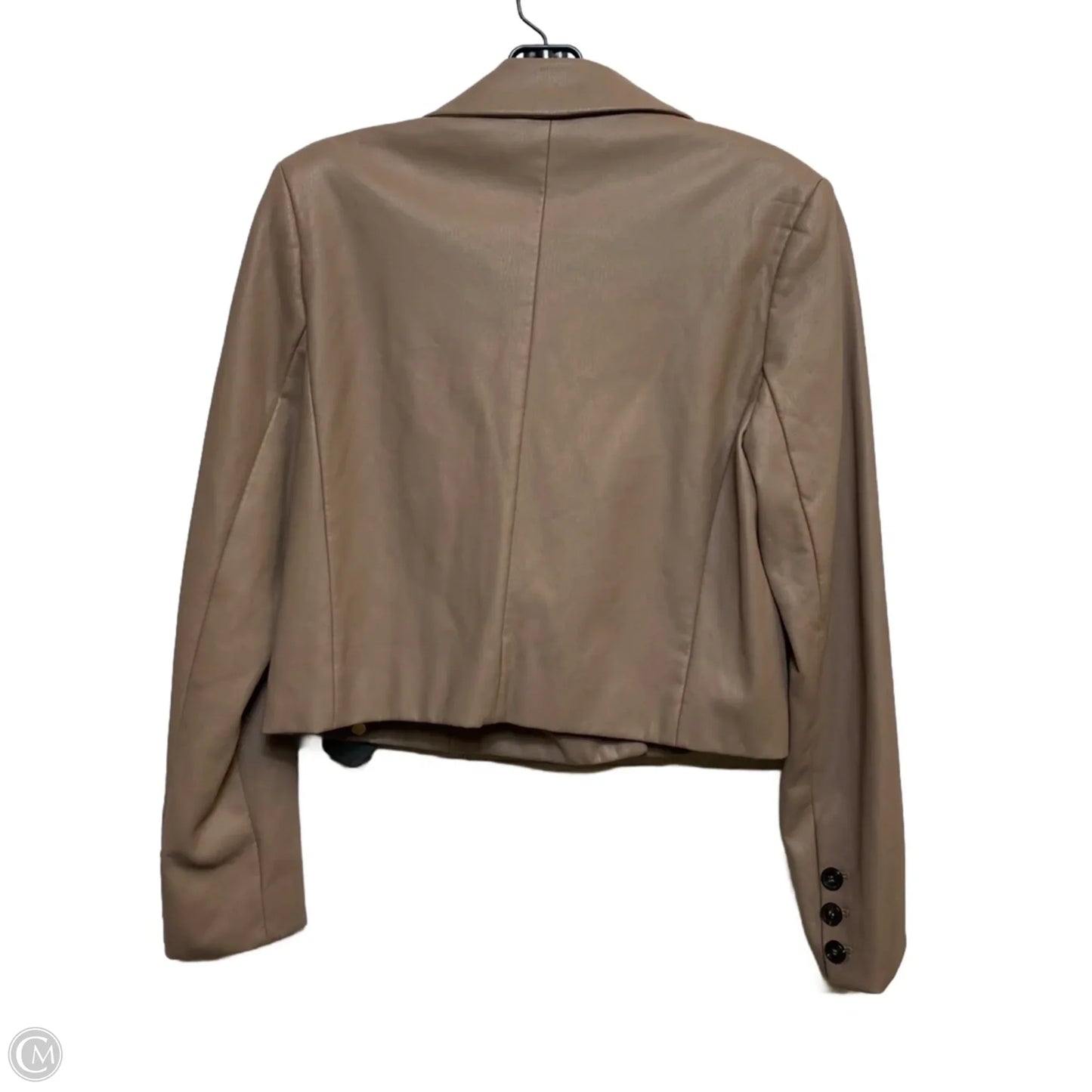 Jacket Moto By Maeve In Beige, Size: S