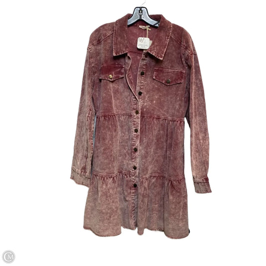 Dress Casual Short By Mystree In Pink, Size: L