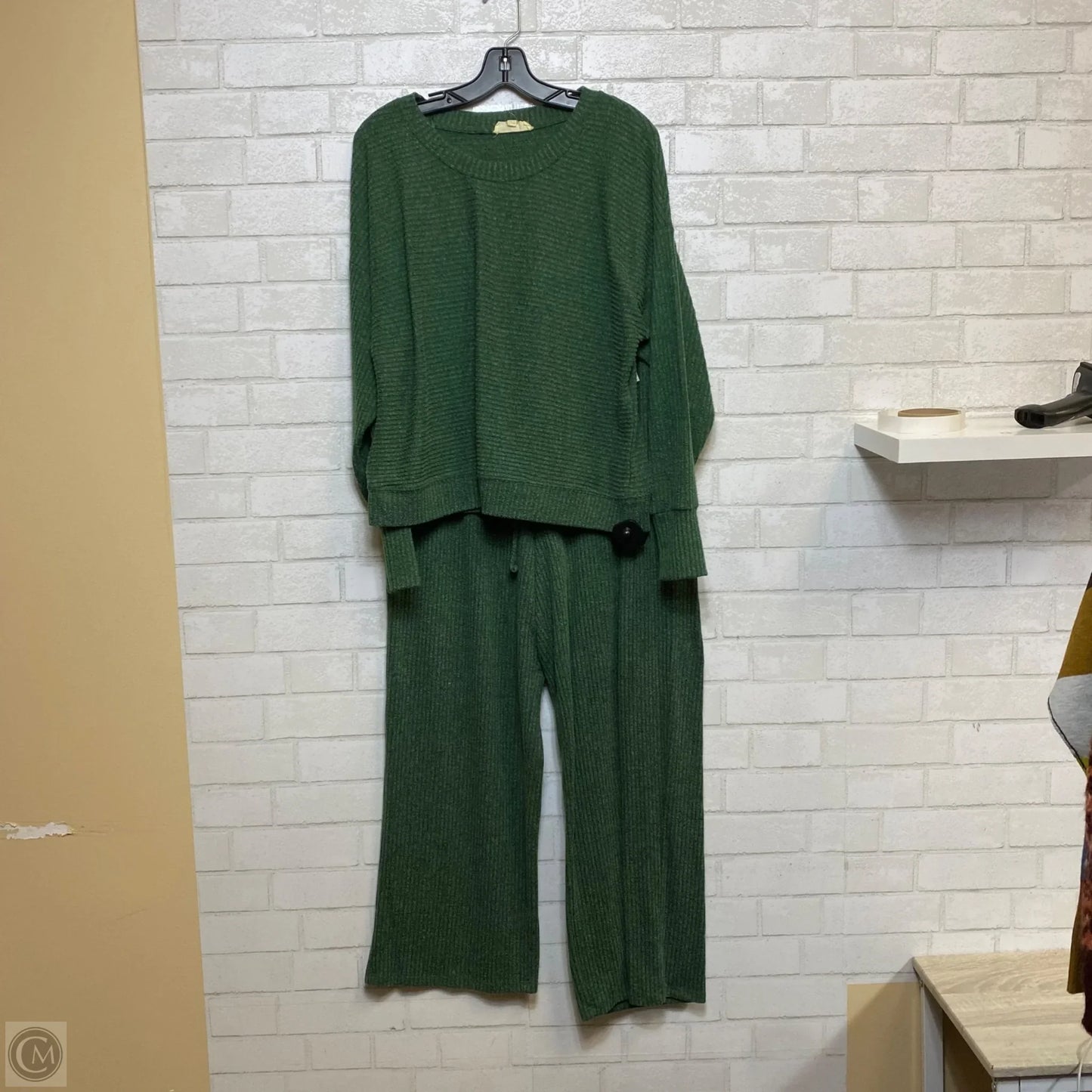 Pants Set 2pc By Pink Rose In Green, Size: Xl