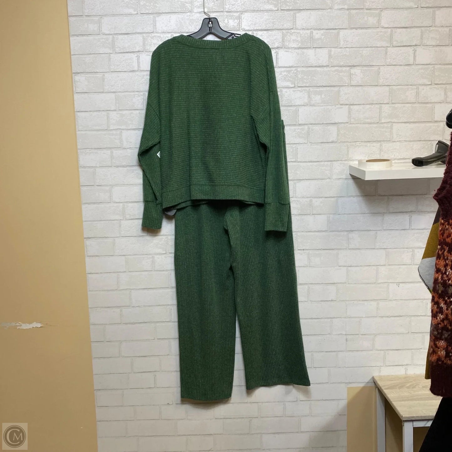 Pants Set 2pc By Pink Rose In Green, Size: Xl