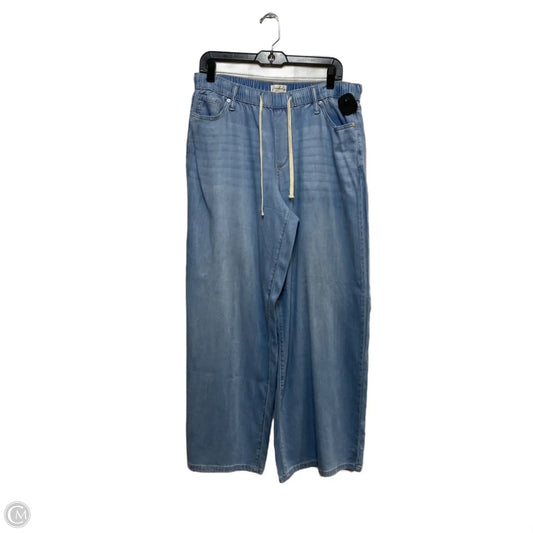 Jeans Wide Leg By Wonderly In Blue Denim, Size: 8
