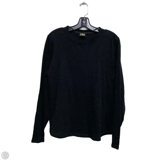 Athletic Top Long Sleeve Crewneck By Calia In Black, Size: L