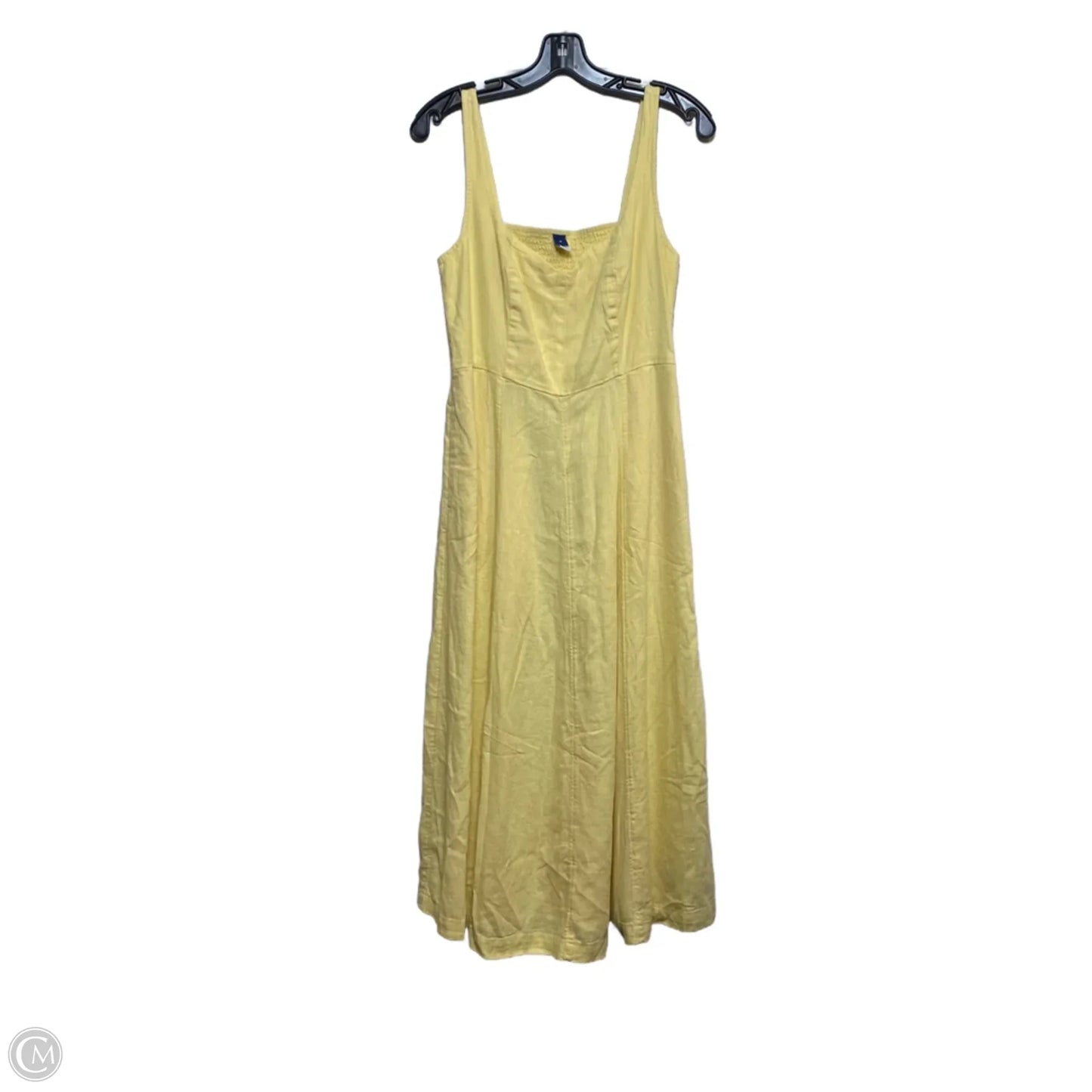 Dress Casual Midi By Old Navy In Yellow, Size: M