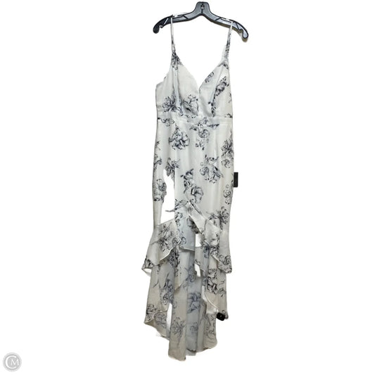 Dress Party Long By Lulus In White, Size: L