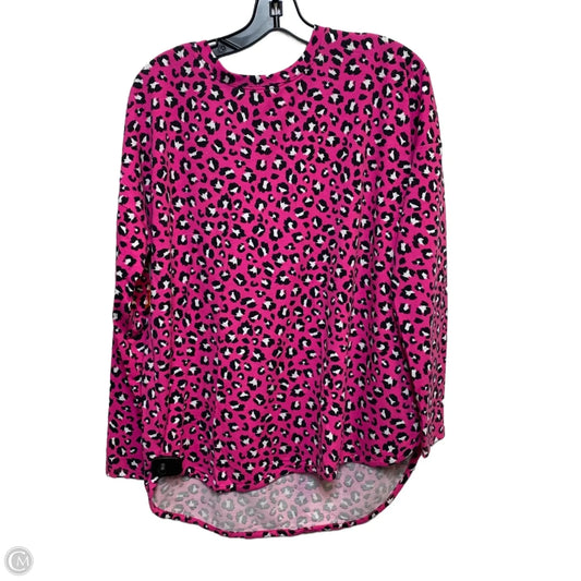 Top Long Sleeve By Crown And Ivy In Pink, Size: S