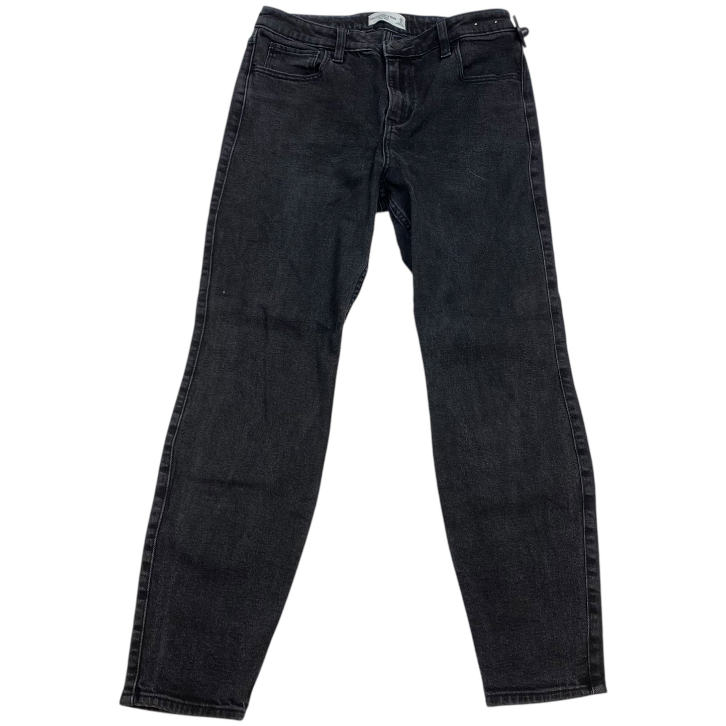 Jeans Skinny By Abercrombie And Fitch In Black Denim, Size: 8