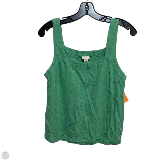 Top Sleeveless By A New Day In Green, Size: M