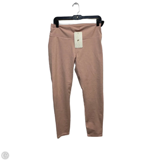 Athletic Leggings By Fabletics In Pink, Size: Xl