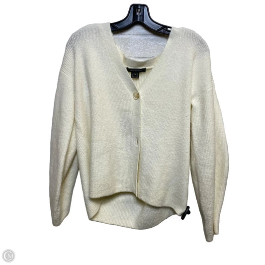 Sweater Cardigan By French Connection In Cream, Size: S