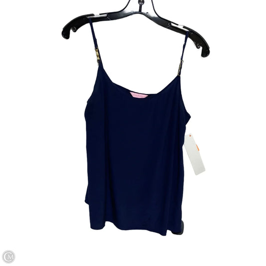 Top Sleeveless Designer By Lilly Pulitzer In Navy, Size: S