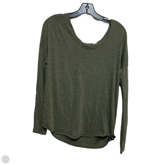 Top Long Sleeve By We The Free In Green, Size: S
