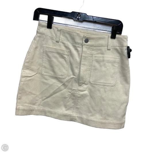 Skirt Mini & Short By Double Zero In Cream, Size: S