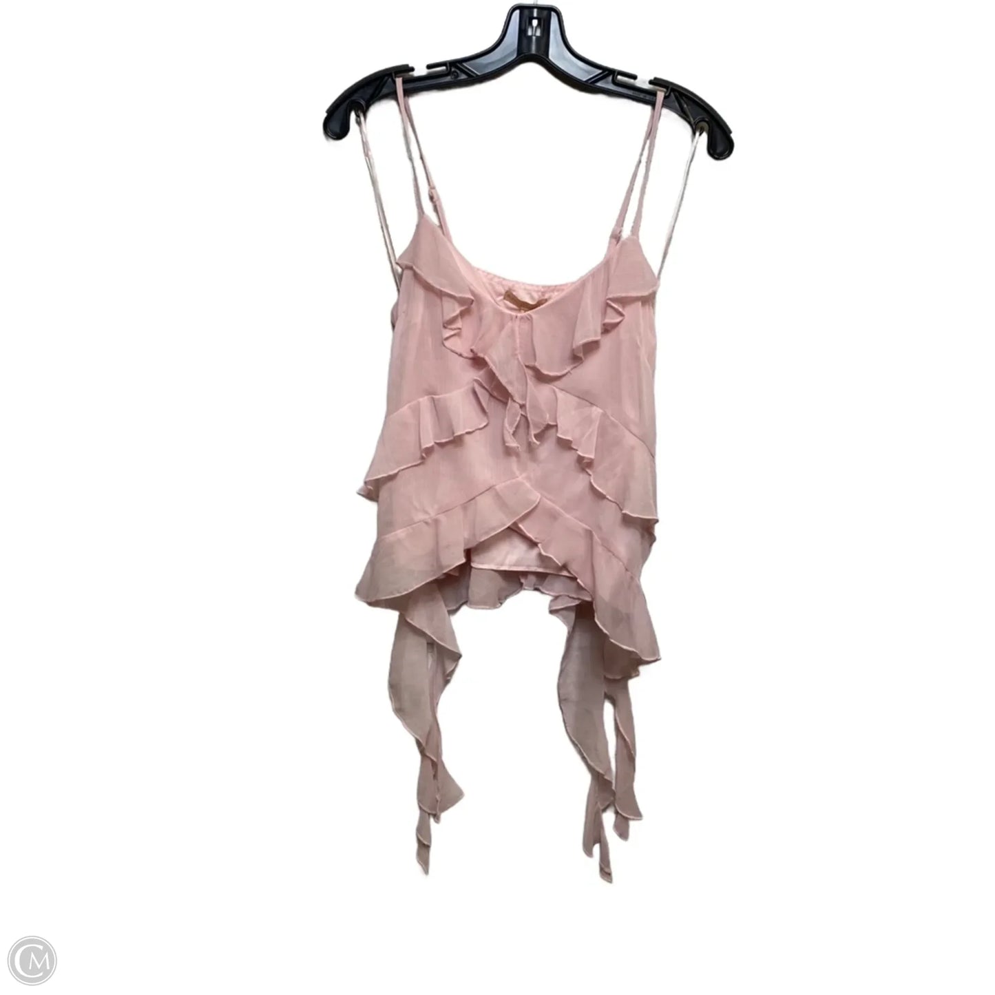 Top Sleeveless By Evolutionary In Pink, Size: M