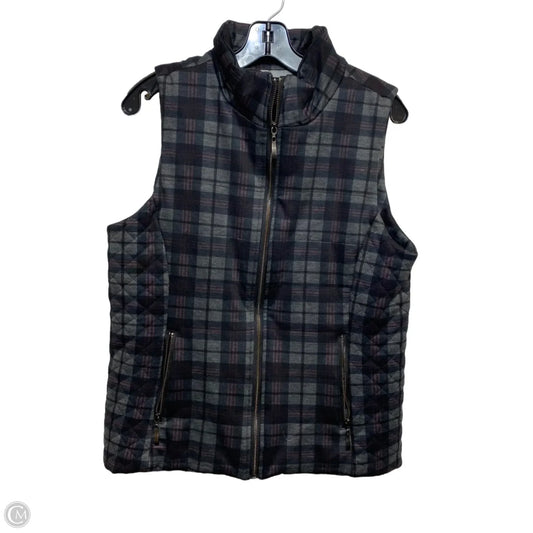 Vest Puffer & Quilted By Lemon Tart In Black & Red, Size: L