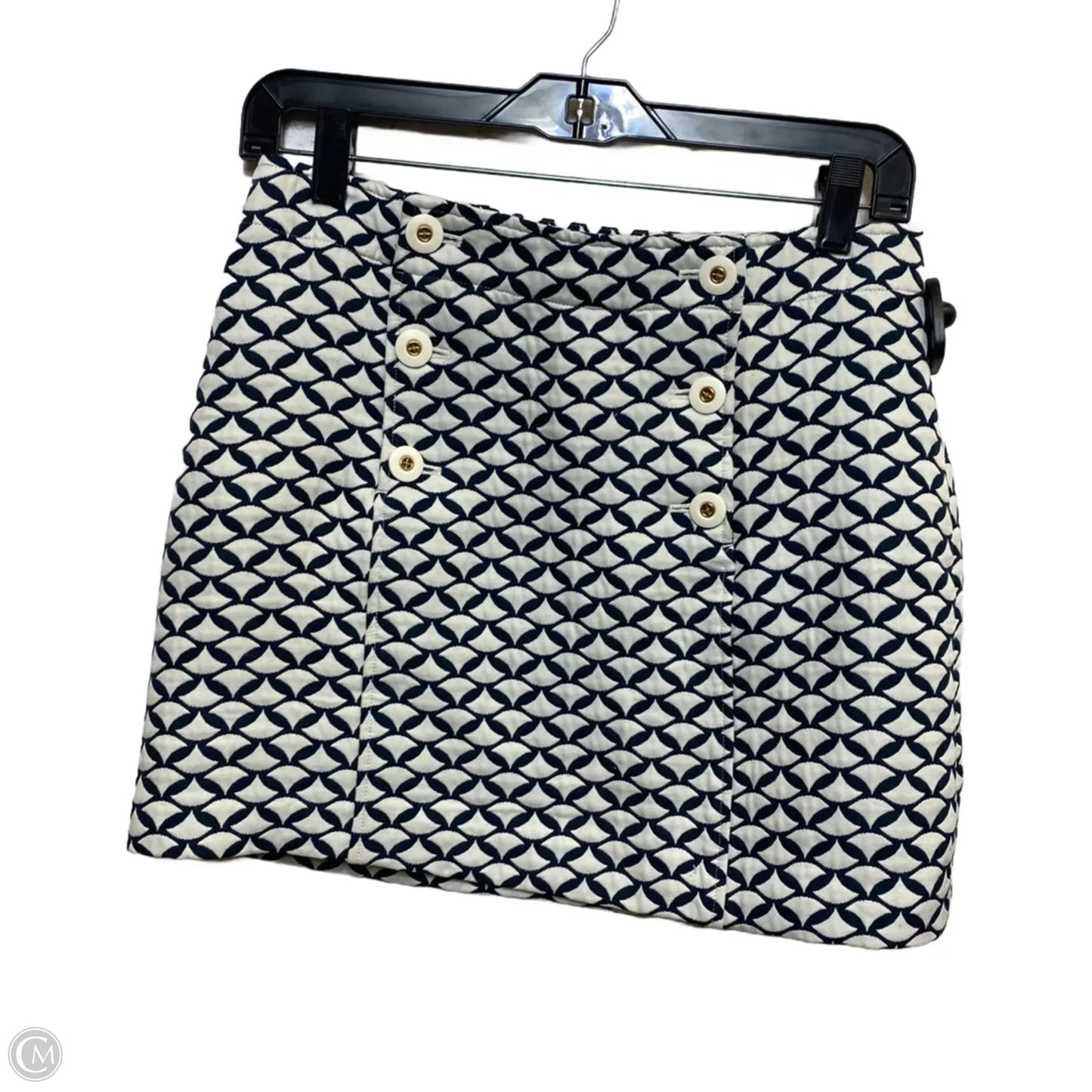 Skirt Designer By Vineyard Vines In Blue & White, Size: S