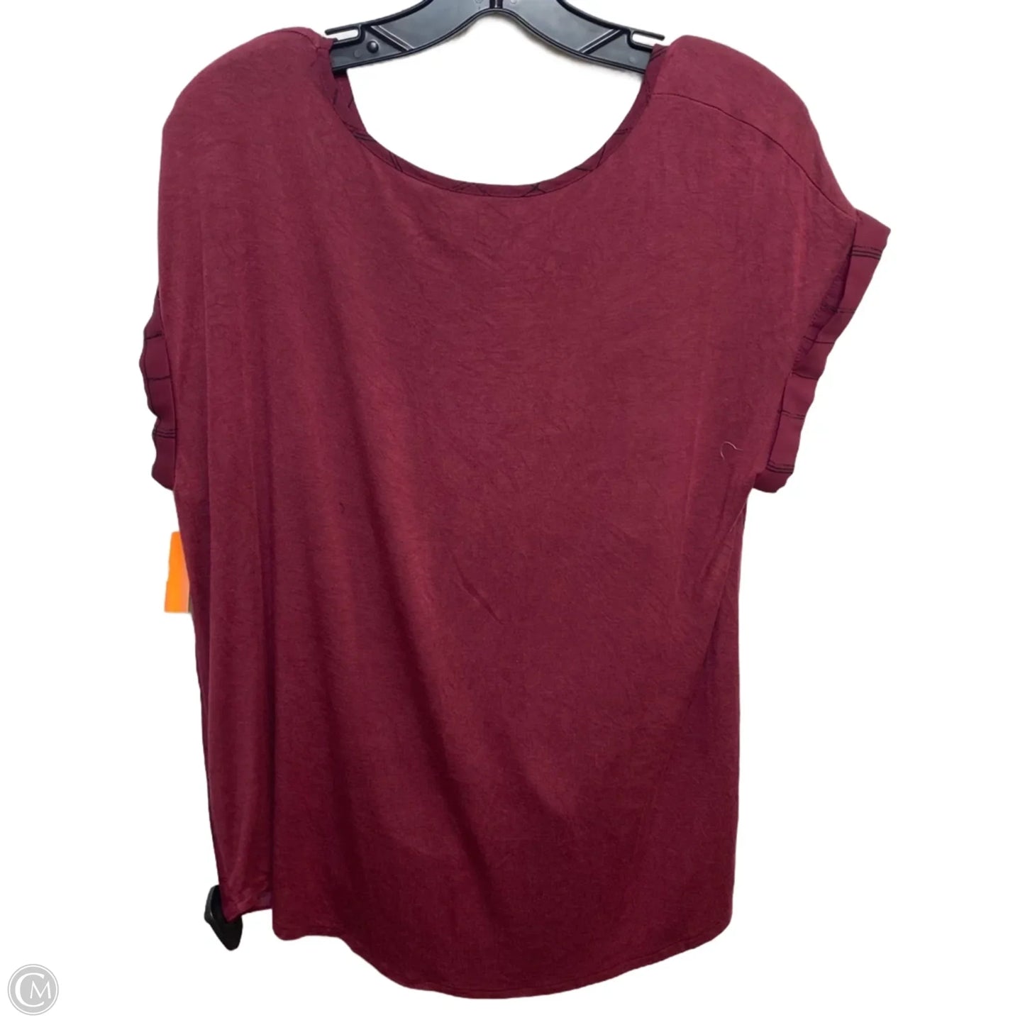 Top Short Sleeve By Apt 9 In Red, Size: Xl