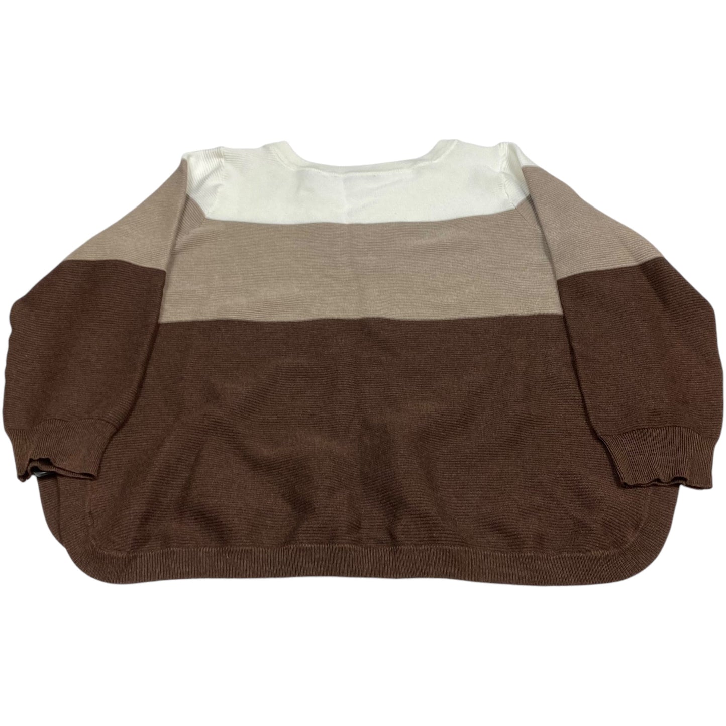 Top Long Sleeve By Cyrus In Brown, Size: 3x