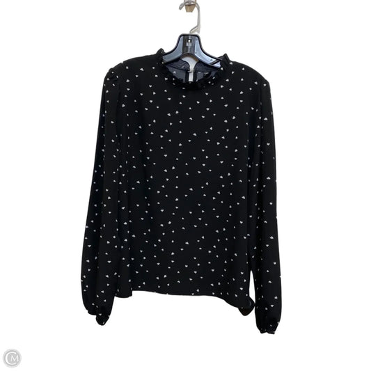 Top Long Sleeve By Shein In Black, Size: M