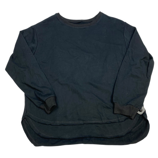 Sweatshirt Crewneck By Clothes Mentor In Black, Size: Xl