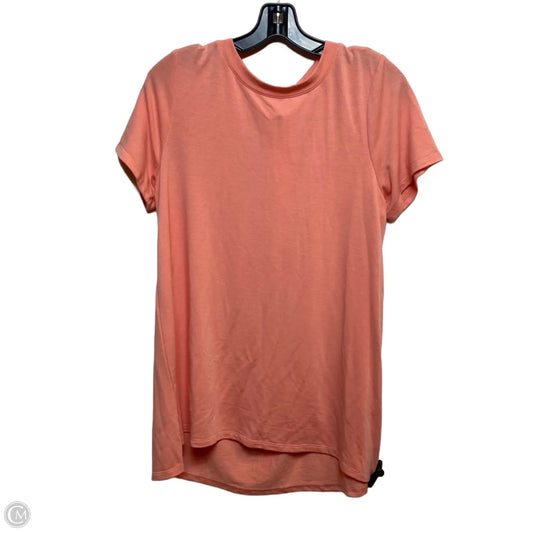 Top Short Sleeve By Crown And Ivy In Orange, Size: M