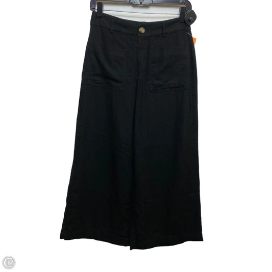 Pants Wide Leg By Zara In Black, Size: S