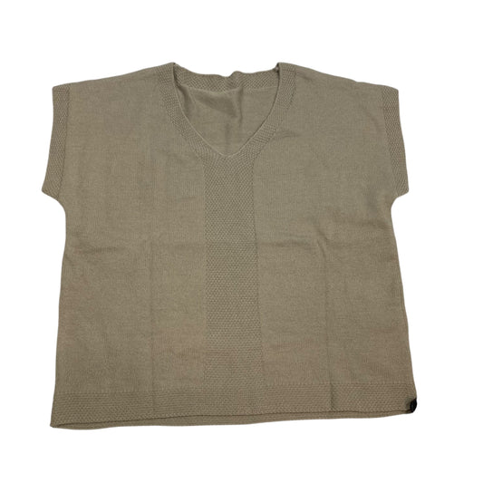 Sweater Short Sleeve By Shein In Brown, Size: 1x