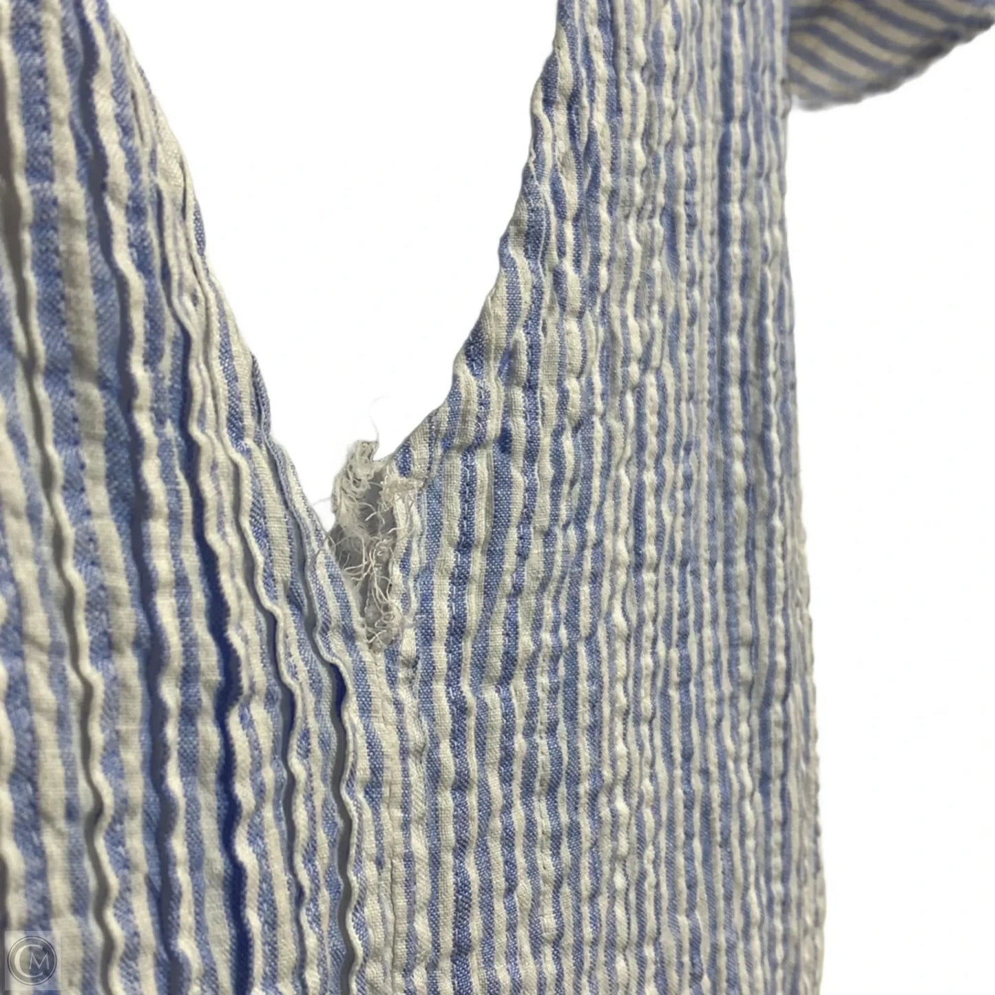 Dress Designer By Vineyard Vines In Blue & White, Size: Xs