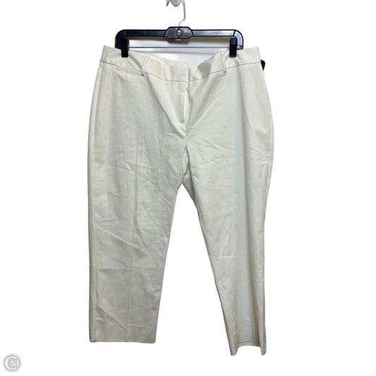 Pants Dress By Crown And Ivy In White, Size: 16