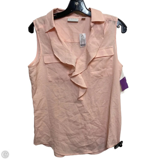 Top Sleeveless By New York And Co In Pink, Size: S
