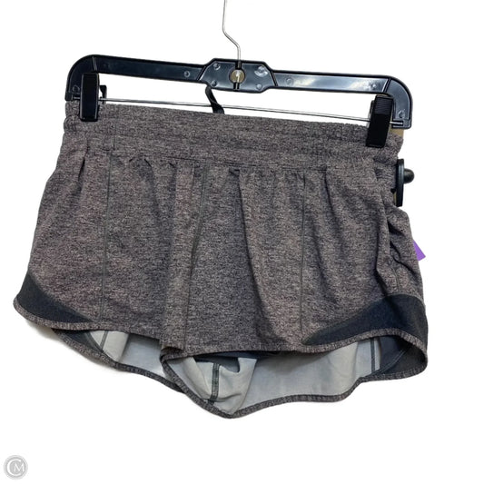 Athletic Shorts Designer By Lululemon In Grey, Size: 8