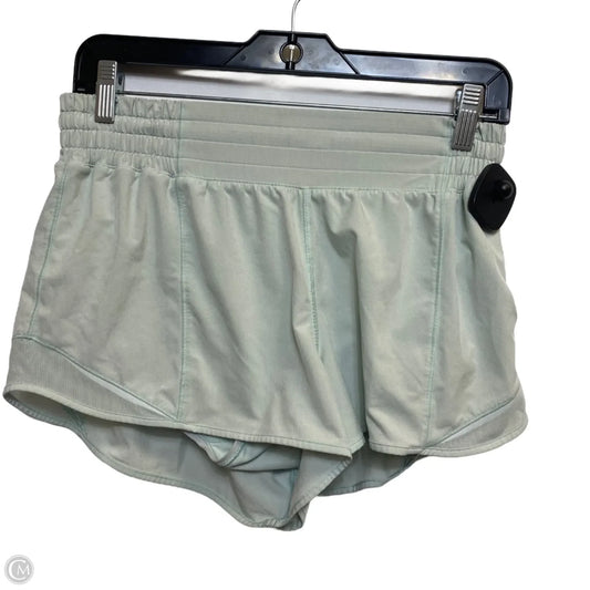 Athletic Shorts Designer By Lululemon In Green, Size: 8