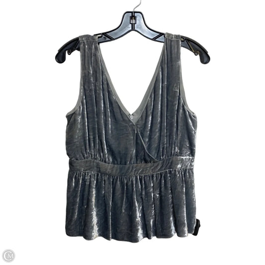 Top Sleeveless By J. Crew In Grey, Size: S