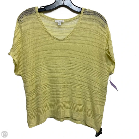 Top Short Sleeve By Pure Jill In Yellow, Size: S