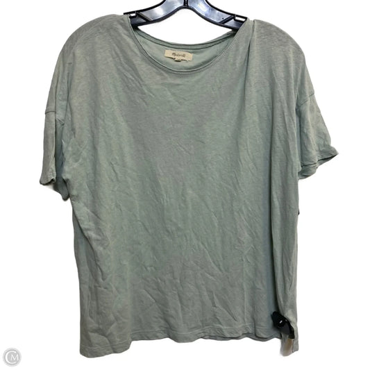 Top Short Sleeve Basic By Madewell In Green, Size: Xs