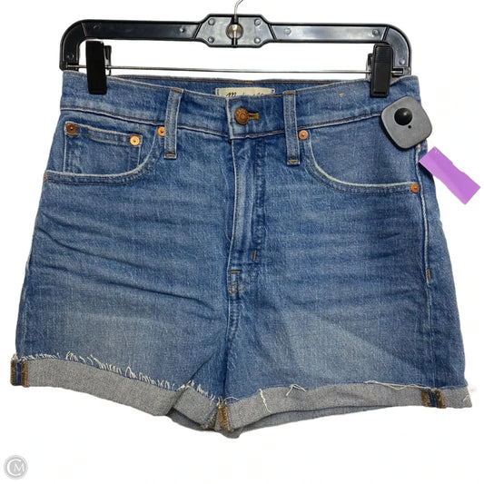 Shorts By Madewell In Blue Denim, Size: 0