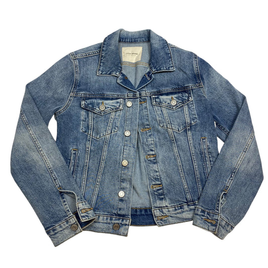 Jacket Denim By Lucky Brand In Blue Denim, Size: S