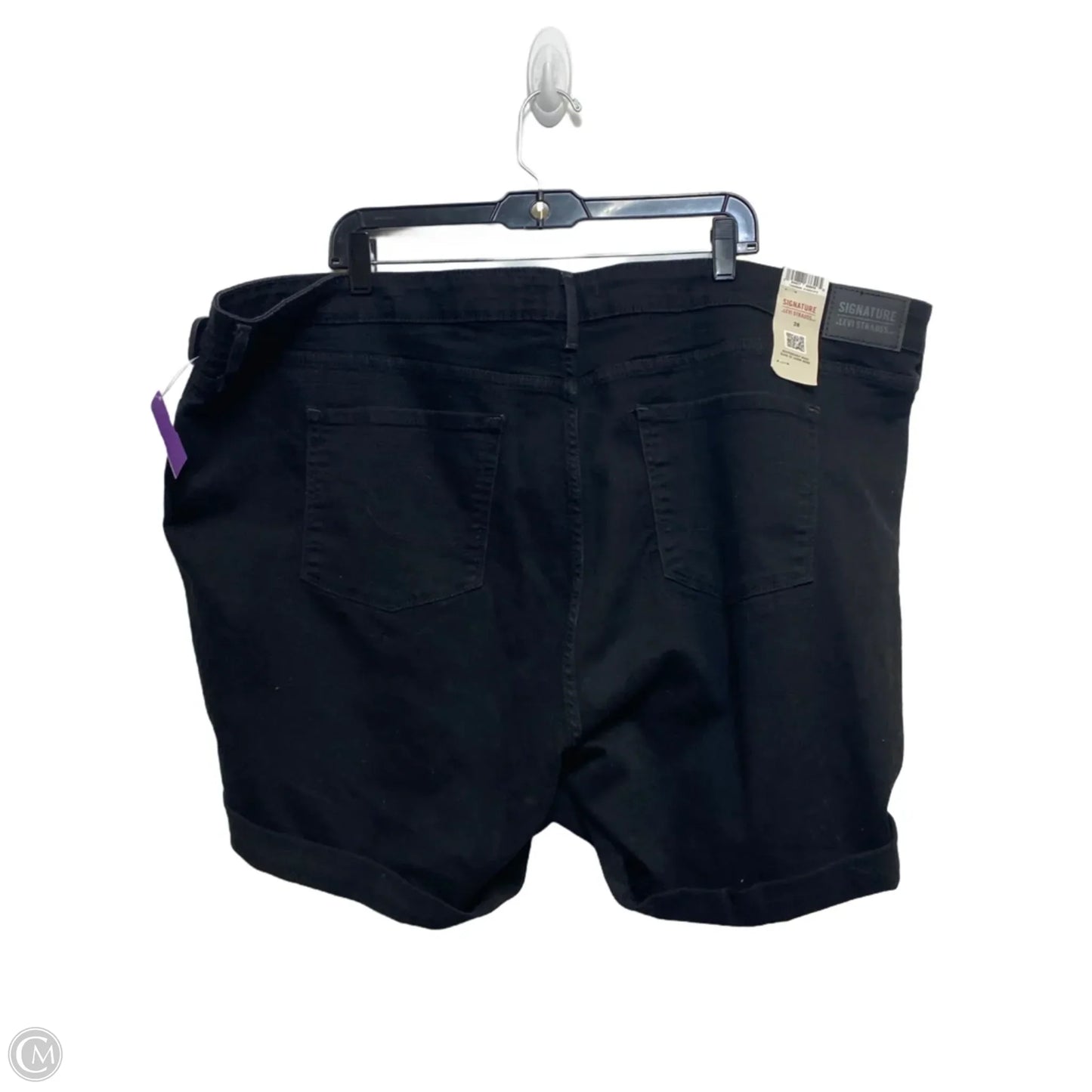 Shorts By Levis In Black Denim, Size: 28