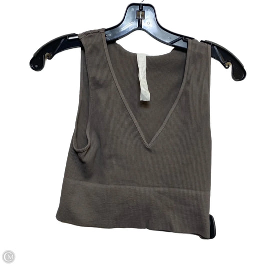 Athletic Bra By Avocado In Brown, Size: M