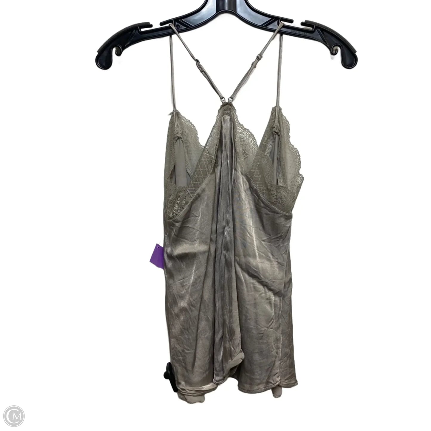 Top Sleeveless By Socialite In Grey, Size: M